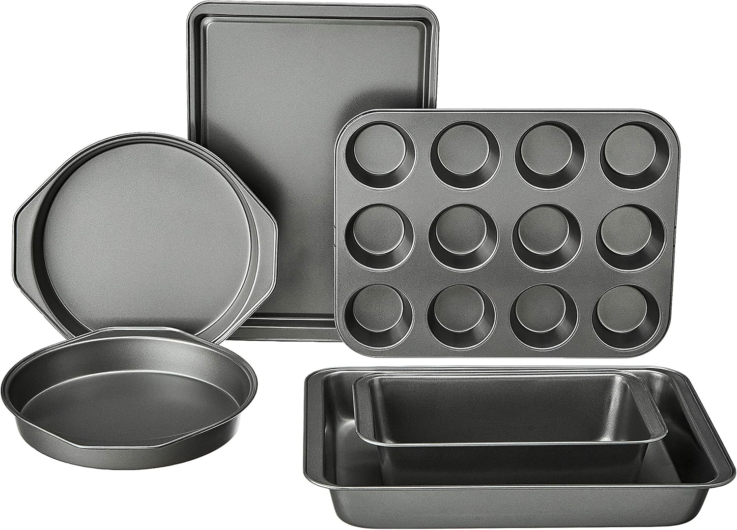 Amazon Basics Set of 6 Non Stick Baking Trays