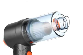 Memo Group Portable Cordless Vacuum Cleaner, Power 18000PA, Mini Vacuum Cleaner, Rechargeable Vacuum Cleaner with Different Nozzle Multifunction Cleaning Car Home Office Pet Hair