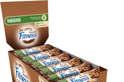 FITNESS Chocolate Wholemeal Cereal Bars with Dark Chocolate, 24 Bars of 23.5 g (564 g)