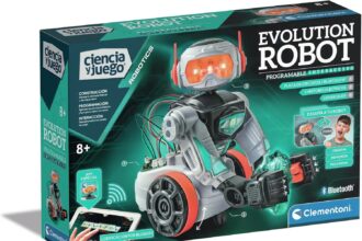 Clementoni Evolution Robot 2.0 - Riding and Play Robot with Dedicated App, Robotics for Children from 8 Years, Toy in Spanish (55512)