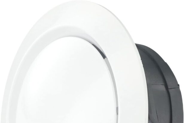 Copertura per griglia di ventilazione a soffitto in ABS per montaggio con volume d'aria regolabile, progettata per migliorare il flusso d'aria interno, ridurre il rumore e fornire ventilazione (150 mm