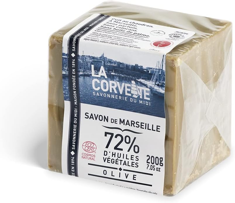 La Corvette, Marseille Soap Cube with Olive Unscented 200g