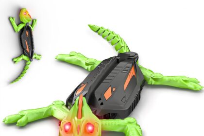 Remote Controlled Gecko Rechargeable Remote Control Lizard for Kids, Climbing on Walls for Jokes and Games, Remote Control Toy Gift for Kids and Girls Age 3-12
