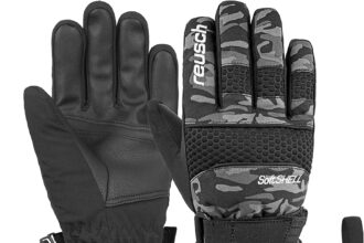 Reusch Baldo R-TEX XT Windproof, Waterproof, Comfortable, Breathable and Warm Winter Gloves for Men and Women Unisex Ski Hiking Gloves