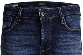 Jack & Jones Slim Glenn Jeans Exchanged on Front and Stitching to View.