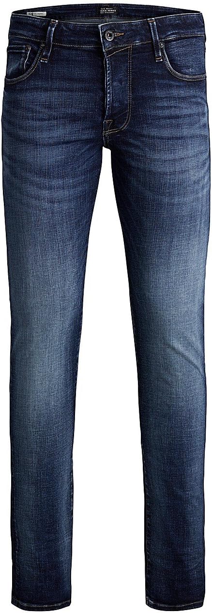 Jack & Jones Slim Glenn Jeans Exchanged on Front and Stitching to View.