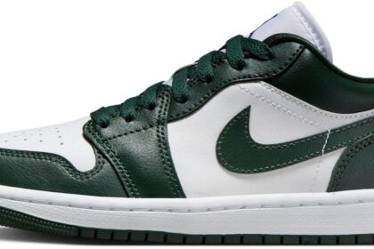 jordan womans air 1 low, green, 40 EU