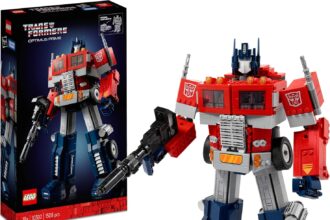 LEGO Icons Optimus Prime Transformers Leader 2in1 Truck to Robot Model Collector Set Adult Gift Idea for Men Women Him Her 10302