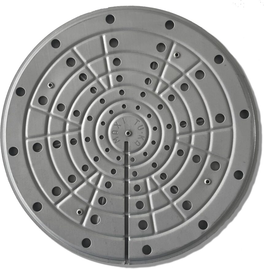 Lavatelli Tuka Maxi Heat Plate, Diffuser and Heat Accumulator for Gas Stoves, Guarantees Savings and Better Cooking, Steel, Grey. Home Cooker Flame Spreader, Diameter 20 cm