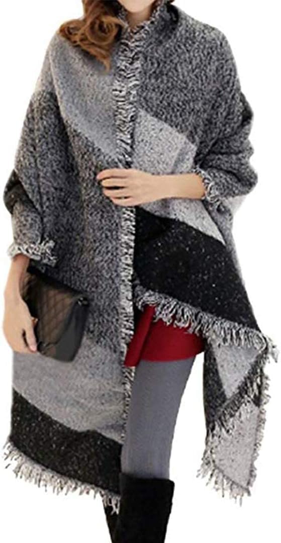 Miss Lulu Women's Scarf Shawl Winter Large Square Women's Scarf Fit All Fashion Clothing