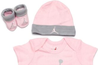Nike Air Jordan 3 Piece Infant Set Pink LJ0041-A9Y Size 0-6M