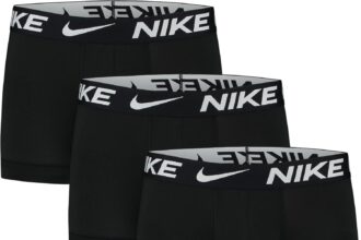 Nike Dri-Fit Esmicro Trunks 3 Pieces, Black/Black, M