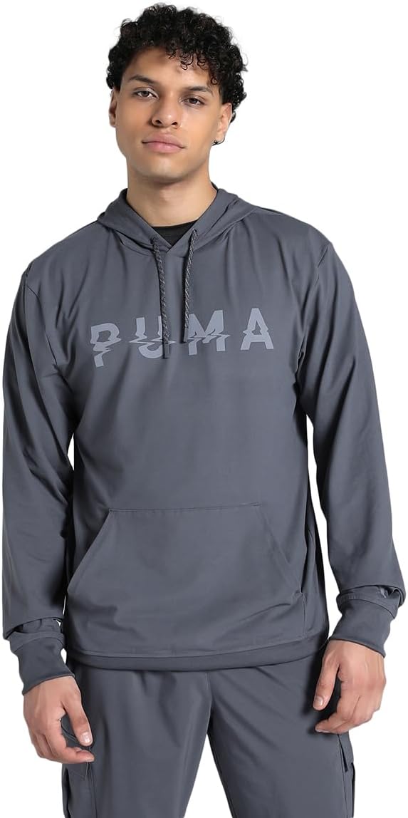 PUMA M Cloudspun Branded Hoodie Hoodies Unisex – Adult (Pack of 1)
