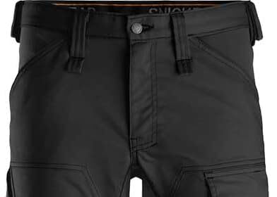 Snickers Workwear Trousers Elásticos Talla Elastic Allroundwork Trousers, Black, Size 250, Does Not Apply, 34 Unisex-Adult, Does not apply, 30