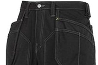 Snickers 32230404042 Size 42 Floor Layer Trousers - Black