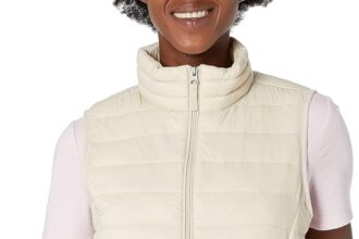 Amazon Essentials Donna Piumino Smanicato Ripiegabile Impermeabile Leggero