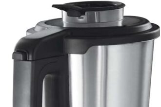 Russell Hobbs 21480-56 Soup Preparer, Velvety, Sauces, 8 Programs, Add Ingredients While Cooking with Different Cooking Times, 400 Watt, 1.75 L, Stainless Steel, 21480-56