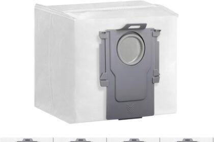 Roborock Vacuum Cleaner Bags - Roborock S8+ / S8 Pro Ultra/S7 MaxV Ultra/S7 Pro Ultra/S7 Pro Ultra/S7 Pro Ultra/Q7+/ Q7 Max+/ Q8 Max+/ Q5 Pro+ (White)