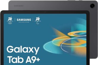 Samsung Galaxy Tab A9+, 11.0" TFT LCD PLS Display, Wi-Fi, RAM 8GB, 128GB, 7040mAh, Qualcomm SM6375, Android 13, Gray, [Italian Version] 2023