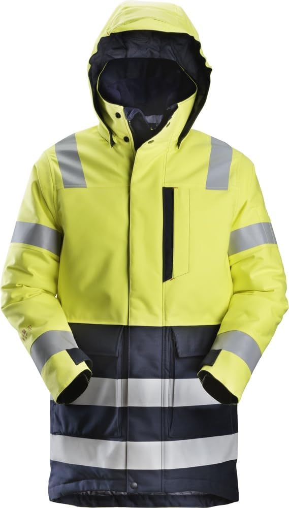 Snickers 1860 ProtecWork Hi-Vis wärmiso, parka da lavoro, classe 3