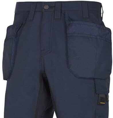 Snickers X Pantaloni da Lavoro con Tasche AllroundWork, Taglia 50, Colore: Blu Marino, M Unisex-Adulto