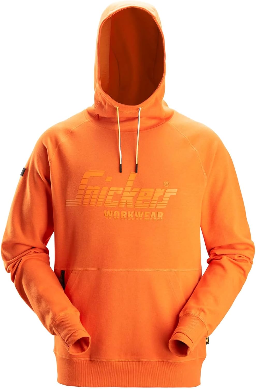 Snickers Workwear 2894 Men's Logo Hoodie, Warm Orange, M