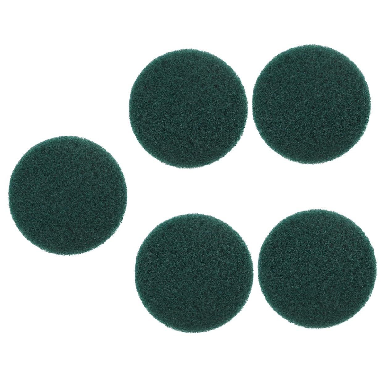 iplusmile 5 Pezzi Spugna abrasiva spazzolata crepa Pennello per la pulizia del pavimento Tergipavimento spugna paglietta lavasciuga elettrica spugnette da cucina tampone fibra di nylon Green