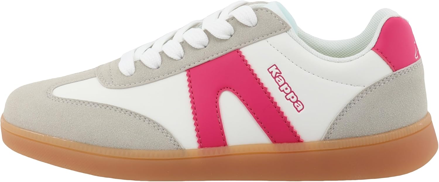 Supremo - Kappa 95k0312001, Women's Sneakers, White And Pink, 41 EU