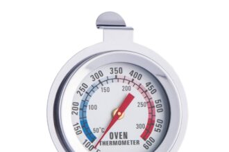 JZK, Oven Thermometer with Stainless Steel Dial for Fan Oven AGA Oven Gas Oven Temperature Monitor Oven Thermostat Replacement Oven Thermostat