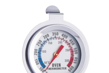 JZK, Oven Thermometer with Stainless Steel Dial for Fan Oven AGA Oven Gas Oven Temperature Monitor Oven Thermostat Replacement Oven Thermostat