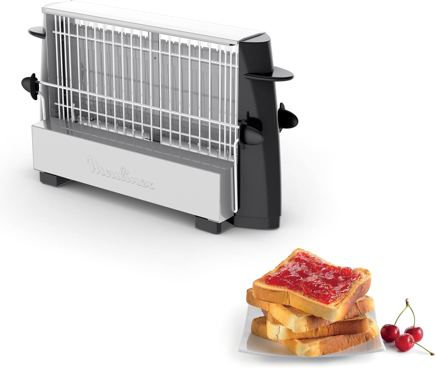 Moulinex Multipan On/Off Toaster for All Types of Bread 760W up to 4 Slices Cold Water Steel