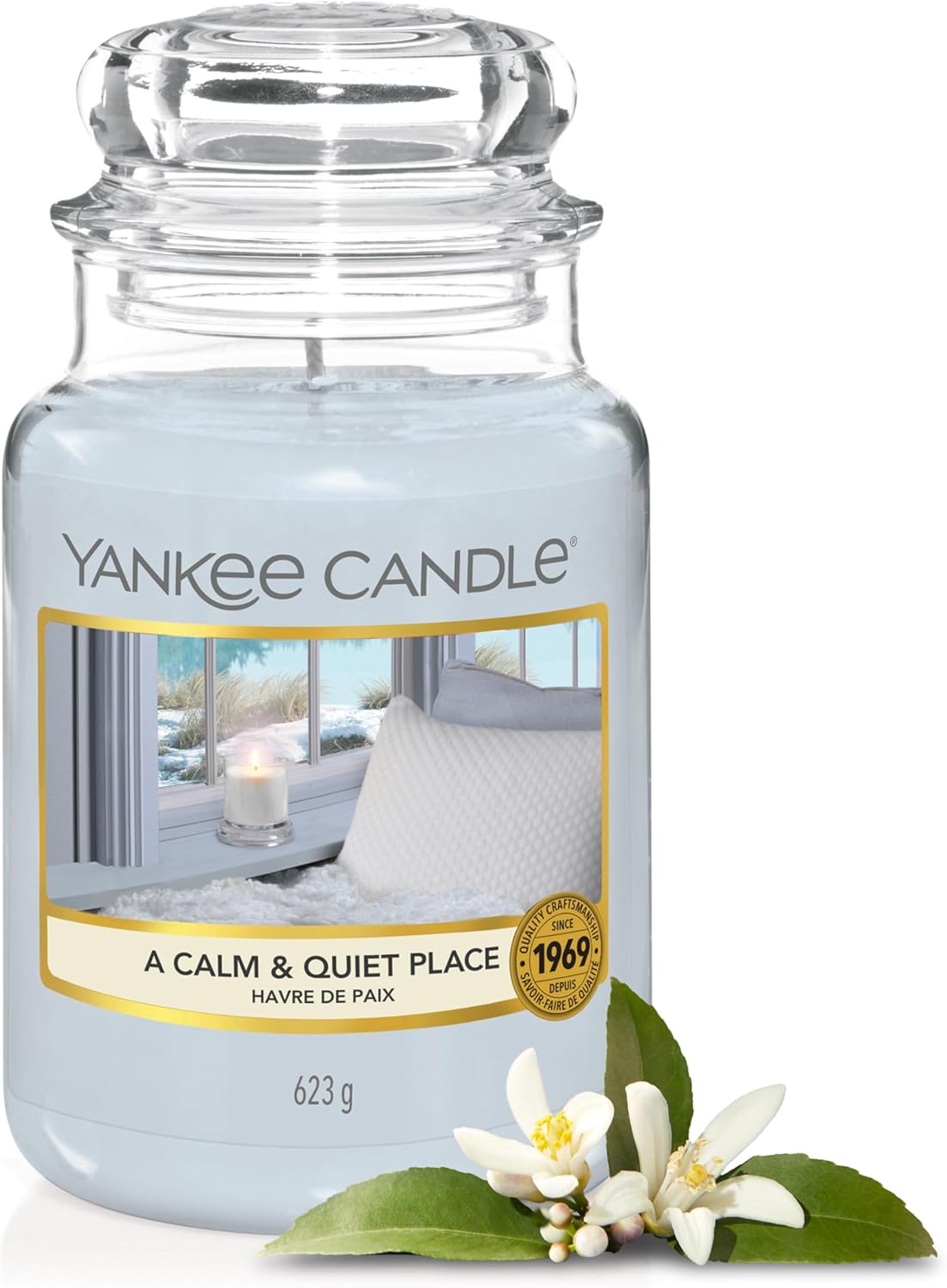 Yankee Candle Large Scented Jar Candle | A Calm and Peaceful Place | Burn Time Up to 150 Hours | Gifts for Women