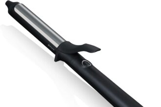 ghd Professional Curve Curling Iron in Black – For Long-Lasting and Healthy Looking Curls and Waves – Suitable for All Hair Types (EU Plug)