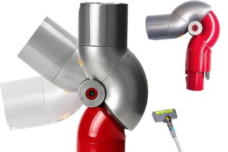 Lower Adapter Compatible with Dyson V7 V8 V10 V11 V15 Vacuum Cleaners, Vacuum Cleaner Accessories for Hard to Access Areas