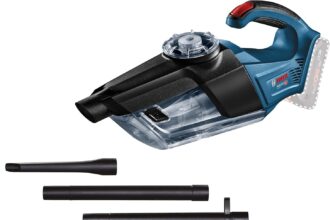Bosch Professional 06019C6200 Aspiratore a Batteria GAS 18V-1 System, Batterie e Caricabatteria non Inclusi, Tubo di Aspirazione, Capacità di Conservazione 1 l, 18 volts, Blu