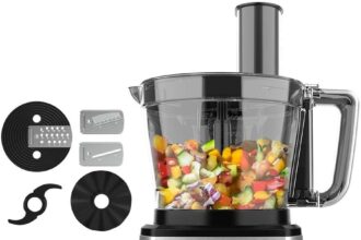 Cecotec Processore di alimenti Paprika 1300, 2000W di Potenza, Acciaio Inossidabile, Ciotola da 3,5 L, 2 Velocità, 3 Dischi da Taglio, 1 Lama per Tritare e 1 per Impastare