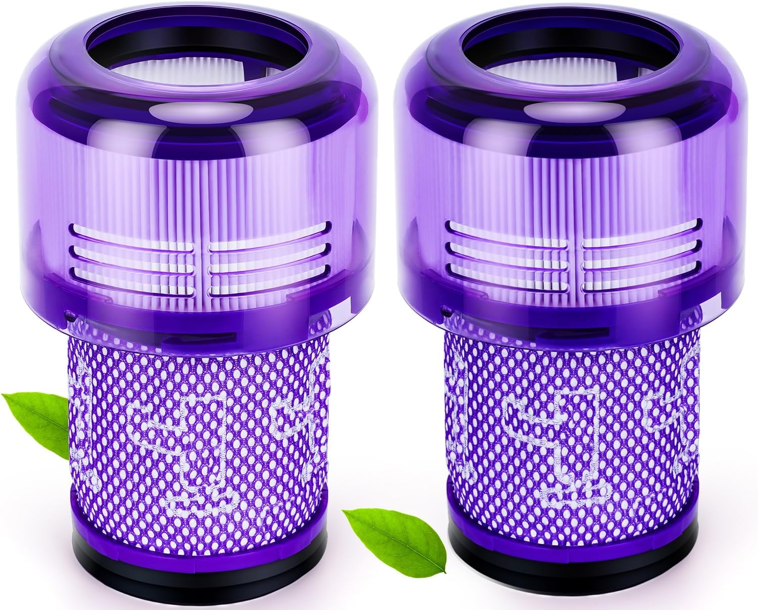 2 Pieces Filters for Dyson V12, Hepa Filter for Dyson V12 Slim Absolute Washable Filter Total Clean/Extra/Fluffy Accessory, Replace Part for 971517-01