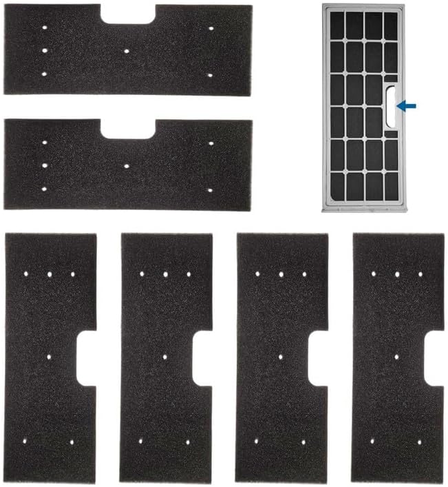 WH01X35719 Lint Filter Compatible with Combination Washer Dryer, Compatible with PFQ97HSPVDS, Reusable Foam Replacement Filter