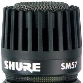 Shure SM57 Dynamic Cardioid Instrument Microphone with Pneumatic Shock Mount, A25D Microphone Clip, Storage Bag, 3 Pin XLR Connector, No Cable Included (SM57-LCE)