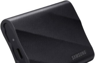 Samsung Memorie T9 MU-PG1T0B Portable External SSD 1TB, USB 3.2 Gen 2x2, 20 Gbps, Black