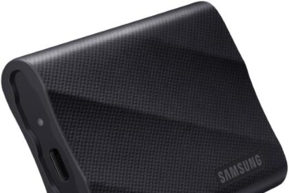 Samsung Memorie T9 MU-PG1T0B Portable External SSD 1TB, USB 3.2 Gen 2x2, 20 Gbps, Black