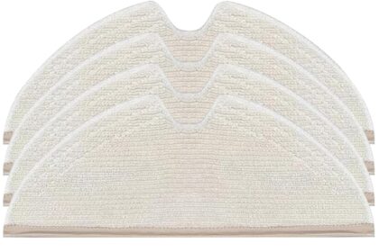 Accessory Set for Roborock Q5 Max+/Q8 Max/Q8 Max+/Q5 Pro/Q7/Q7+/Q7 Max/Q7 Max+ Robot Vacuum Cleaner, 4 Filters, 4 Pads (8 Pieces)