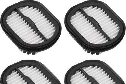 Replacement Filter for Tineco – 4 High Efficiency Particulate Filters Compatible with Tineco 2.0 Slim & Floor One S5 COMBO, Vacuum Cleaner Accessories