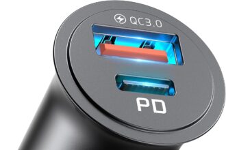 INIU 60W Total USB C PD & QC 3.0 Fast Charging Car Charger with iPhone 17 16 15 14 13 12 Pro Max iPad Samsung S25 S24 S23 Ultra Tablet