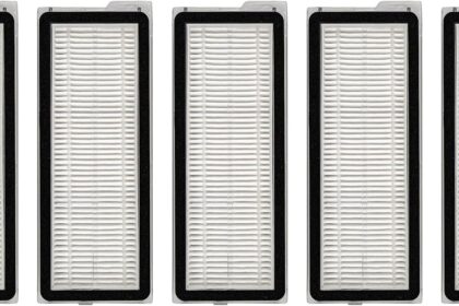 (5 Pieces) Q Revo S, QV 35A HEPA Filter Replacement for Roborock QV 35A, QV35S, Qrevo MaxV, Qrevo S, Qrevo Plus, Qrevo Pro, Qrevo Curv Robot Vacuum Cleaner, Replacement Parts, Filter Accessories Kit