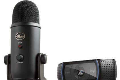 Blue Microphones Yeti and Logitech C920 HD Pro Webcam Kit and Microphone for Professional Audio and Look for Video Conferencing, Work from Home, Zoom, PC and Mac