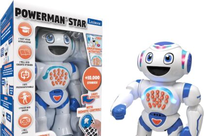 Lexibook, Powerman Star Talking Robot Toy with Remote Control Programmable for Ages 4+ ROB85EN
