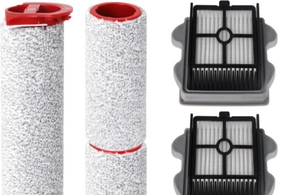 Roborock Dyad Pro/Dyad Pro Combo and Dry Vacuum Cleaner Accessory Set (3 Brushes, 2 Filters, 1 Cleaning Brush)