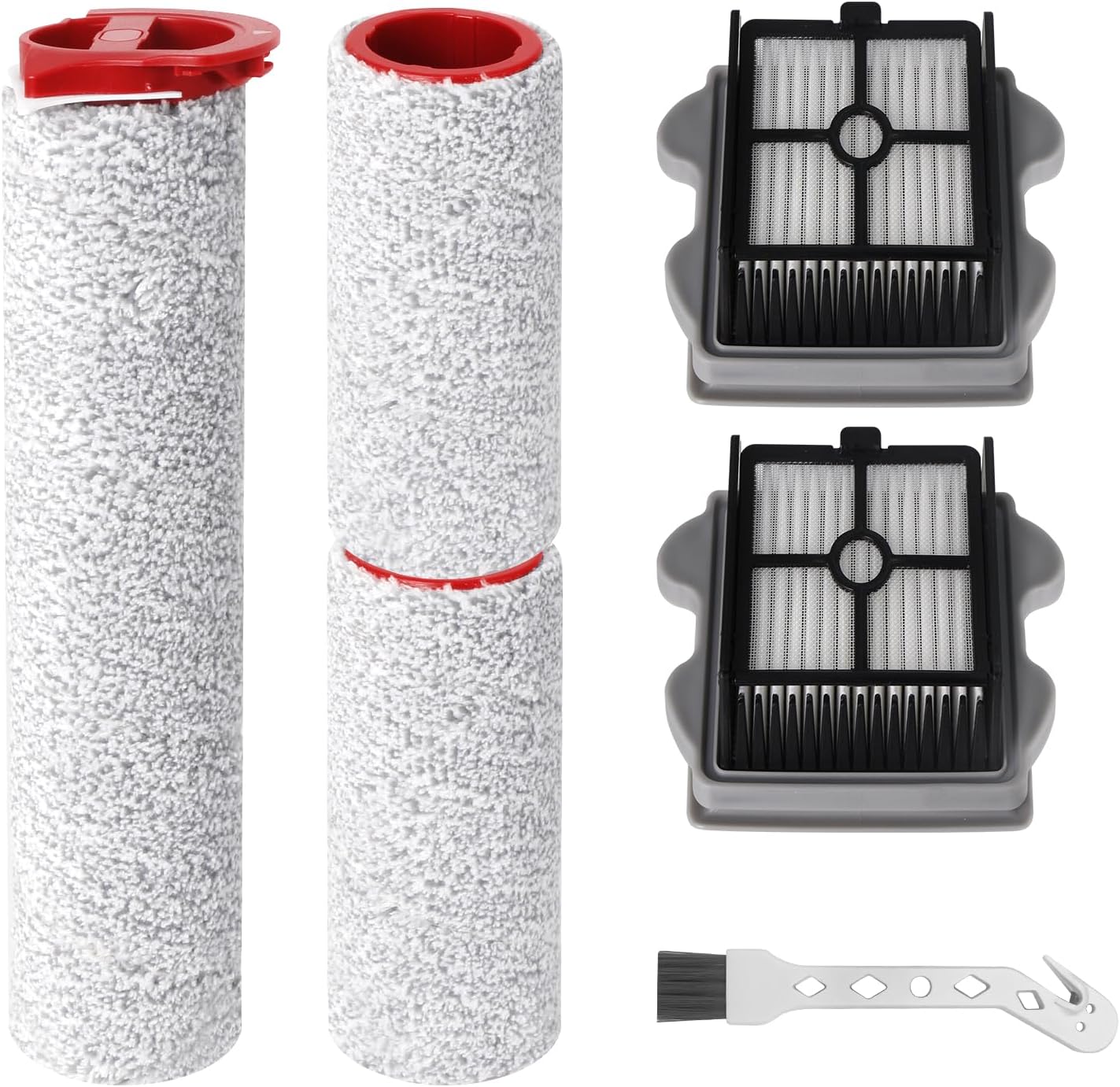 Roborock Dyad Pro/Dyad Pro Combo and Dry Vacuum Cleaner Accessory Set (3 Brushes, 2 Filters, 1 Cleaning Brush)