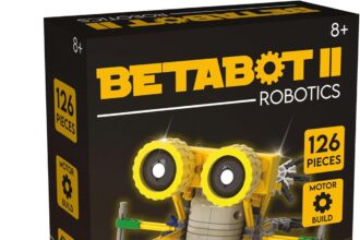 Science4you Betabot Robot Building Kit for Kids, Build Your Own Walking Robot, Robotics Kit with 126 Pieces, Betabot New Version, Educational Toys for Children 8 9 10 11+